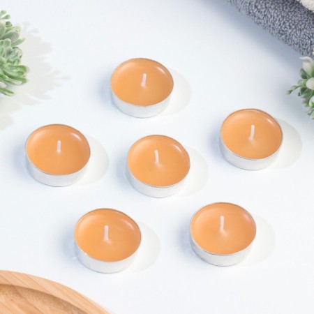 A set of tea candles flavored "sandalwood" in a gift box, 6 pcs-2