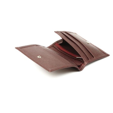 N/k wallet, button, pockets 4, depth/coins 1, departments 3, color Bordeaux metallic-5