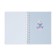 Notebook Gift Book on the comb 80l, line, color block, cover. 3D anime (17.7x13.7cm) 10539