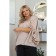 Female suit, size 48, beige color