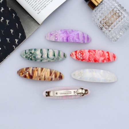 Halfish hair clip "Adele" Divorces, 9 cm, mix-3