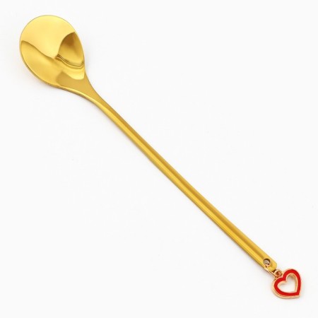 Tablespoons with suspensions “to the one I love very”, 2 pcs., 3 x 15 cm.-3