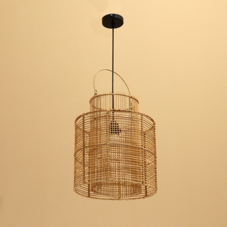 Ceiling Lamp from the rattan "Kenzo", 1 × 120 W, E27, 30 × 30 × 40 cm-1