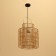 Ceiling Lamp from the rattan "Kenzo", 1 × 120 W, E27, 30 × 30 × 40 cm