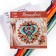 Cross -stitch "Indian Motives", a set for creativity, a set for creativity, 25 x 25 cm