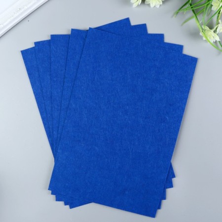Hard felt 1 mm 20x30 cm blue-1