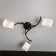 Ceiling chandelier Citilux "Berta" CL126132, 62x62x37 cm, 3x75W, E27, brown color