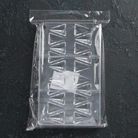 Form for chocolate and sweets "Small cone", 20 cells, 20 × 12 × 2.5 cm, cell 2 × 3 × 1 cm-4