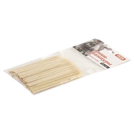 Bamboo mini-shamporas for barbecue and canapes, 10 cm, 100pcs-1