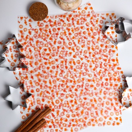 Fatty -resistant paper "sweets", in sheets, 25 x 22 cm-1