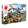 Designer military zone "Bombing", 557 parts