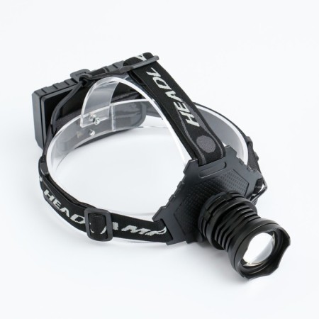 Battery -off flashlight, 50 watts, 1000 lm, 6000 mAh, LED P70, 5 modes, from USB-2