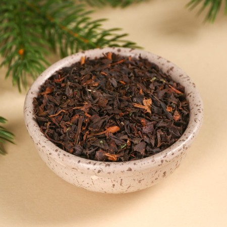 New Year! Black tea "Cozy Winter" Taste: apple strudel, in a box-sheer, 100 g.-2