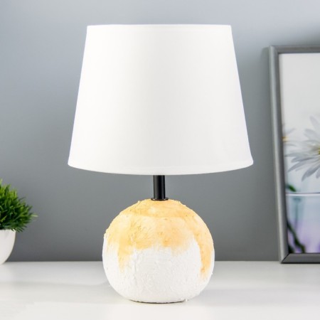 Larnaca table lamp E14 40W white orange 30x30x28cm Risalux