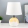 Larnaca table lamp E14 40W white orange 30x30x28cm Risalux