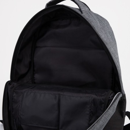 A backpack on a zipper, "saxi", a laptop department, gray color-7