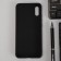 Case for Xiaomi Redmi 9a, silicone, matte, black