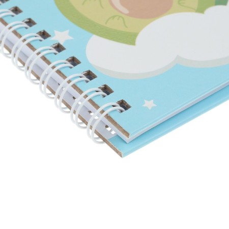 Gift notebook, A6, 45 sheets format, line, on the castle, on the crest, "Avocado", mix-3