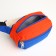 Bag on the belt two -flowers, 14.5*4.5*8.5, departure for Meln, n/karm, string 80, blue/red