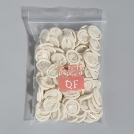 A set of attacks, latex, 100 pcs, D - 2.6 × 6.8 cm, white color-7
