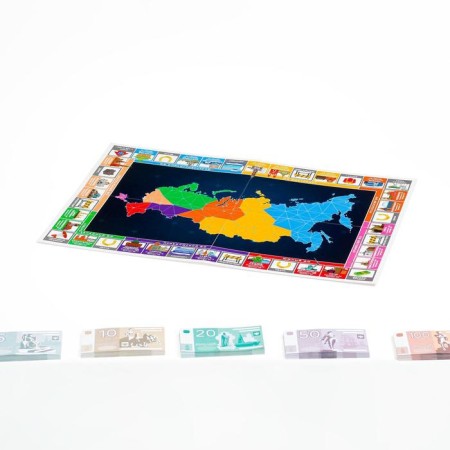 Board Economic Game "Money Polys. Cities of Russia ", 240 banknotes, 5+-2