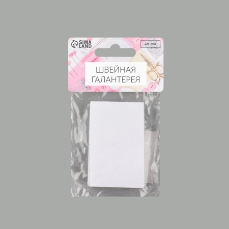 A set of adhesive -based Velcro, 4 × 6 cm, 4 pairs/8 pcs, white color-8