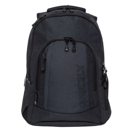 Youth backpack, 48 x 36 x 19 cm, Grizzly 903, ergonomic back, black RQ-903-2