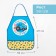 Apron with overturners Blue Tractor, 49x39 cm