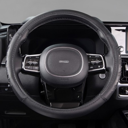 SkyWay Luxury-3 braid braid, eco-leather, black, s01102264-8