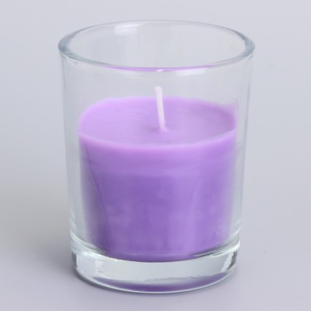 Aromatic candle in glass 5x6cm, lavender-3