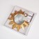 Wall mirror "brightness", D mirror surface 11 cm, color "aged gold"