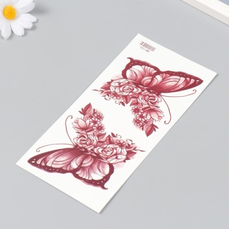 Black Black Tattoo "Blobo with Flower Wing" 9x19 cm-1