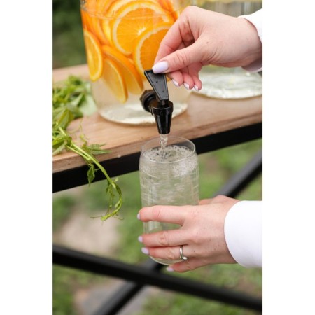 Glass jug with a macro tap, 5 liters-8
