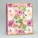 Gift package with a nameplate, packaging, "delicate flowers", 30.5 x 25.4 x 12.7 cm