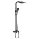 Savol S-Sus5003h shower system, tropical shower, shower set, brass, black