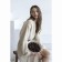 Essential bathrobe, multi -layer muslin, size S, beige color