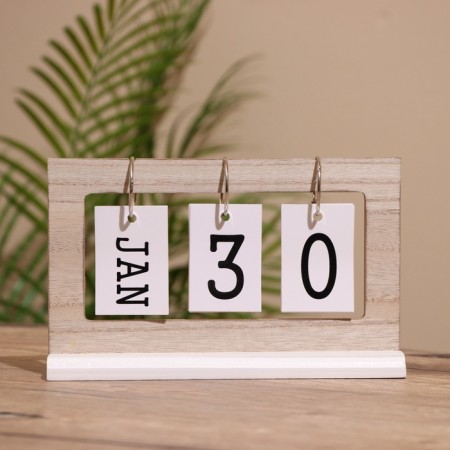 Souvenir eternal calendar, tree, 5.5x19.5x12 cm-1