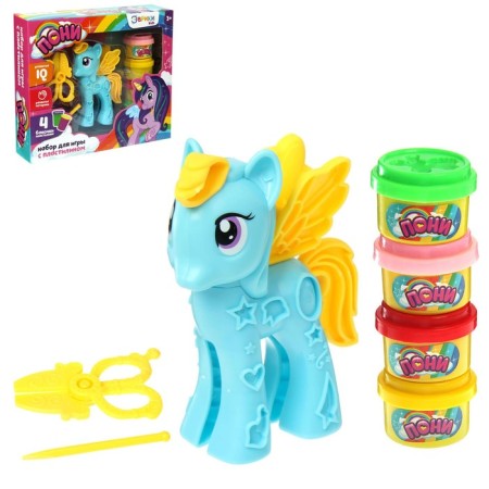Set for playing with plasticine "Pony", Mix colors