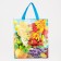 Household bag without fastening, blue/multi -colored color