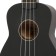 Premium Black Ukulelet Set: Ukulela, Belting, Kapodastra, Czech