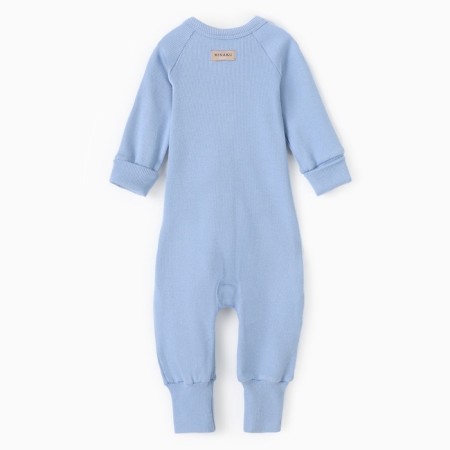 Combineson children's minku, dusty blue color, height 74-80 cm-8