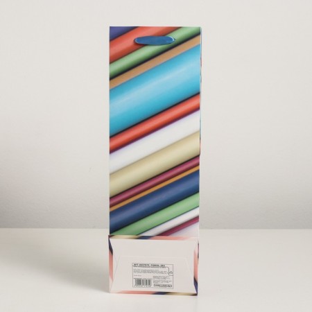 Laminated package for a bottle, 12 x 9 x 36 cm-1