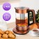Electric KitFort KT-6655, glass, 1.7 l, 2200 watts, color copper