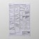 Rolled curtain "Angletter" 60x160 cm, white color