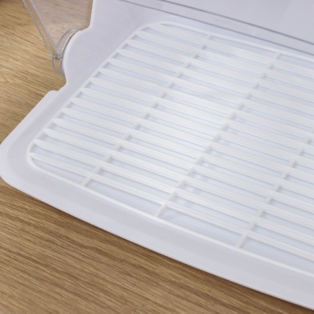 Plastic breadbag "rondo", 34.5 × 27.3 × 16.5 cm, white color-4