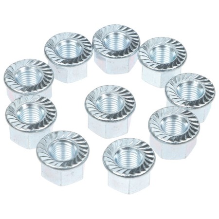Dream Bike axis nut, 8 mm, silver color