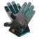 Workers, polyester gloves, without coverage, with dots, size 9, gray