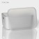Storage container with lid LADOM "Elistic", 36.5 × 26 × 16 cm, white color