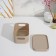 Storage box with the infinity lid, 9.5 × 14 × 7 cm, 650 ml, Latte color