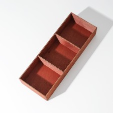 Organizer wooden for tea and kitchen utensils, 33 × 12 × 6 cm, mocko color
